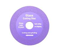 1pc Diamond Glass Cutting Blade - 100/115/125mm Circular Saw Disc for Ceramic, Marble, and More(Purple,100mm)