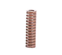 1PC Die Mold Spring Compression Spring Outer Diameter 25mm Internal Diameter 12.5mm Length 20-55mm(25x12.5x50mm,ODxIDxL-Brown)