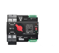 1pc Din Rail smart ATS timer 230V Dual Power Automatic Transfer Electrical Selector Switch Uninterrupted ATS L N 63A LLBOGRGGN