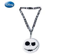 1pc Disney The Nightmare Before Christmas Jack Skellington Plush Card Holder Officially Licensed Halloween Town Cosplay Props Movies Anime Peripheral Skull Pattern ID Holder Horror Themed Bag Gift