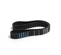 1pc DL Timing Belt Double Teeth Black Rubber Gear Pulley Belt Width 20/25 187DL/210DL/230DL/248DL Transmission Belt (NO.4394)(Width20mm,217DL)