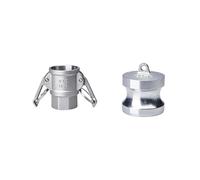 1pc DN15 1/2" Type B/C/D +DP/E/F Type DC+E/F Camlock Fitting Adapter 304 Stainless Steel Connector Quick Release Coupler(D and DP)
