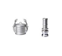1pc DN15 1/2" Type B/C/D +DP/E/F Type DC+E/F Camlock Fitting Adapter 304 Stainless Steel Connector Quick Release Coupler(DC and E)