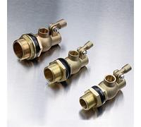 1PC DN15 DN20 DN25 Brass Thread Float Valve Automatic Water Tank Water Tower Ball Valve(DN15)