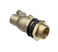 1pc DN15 DN20 DN25 BSP Thread Brass Valve, Water Level Automatic Control Float Valve for Toilet Water Tanks(25)