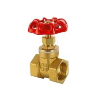 1pc DN15 DN20 DN25 DN32 DN40 DN50 Brass Gate Valves Water Valve Switch BSP Thread Gate Valve(DN40)