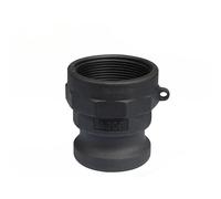 1pc DN15 To DN50 PP Camlock Coupling Plastic Fitting Adapter MPT FPT Barb Quick Disconnect 1/2 3/4 To 2Inch(A,1-1/4")