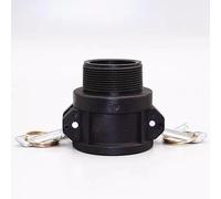 1pc DN15 To DN50 PP Camlock Coupling Plastic Fitting Adapter MPT FPT Barb Quick Disconnect 1/2 3/4 To 2Inch(B,2")