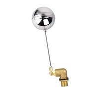 1pc DN25 Quick-Open Float Valve, DN15 DN20 Practical Ceramic Core Brass Floating Ball Valve for Toilet Tanks(25)
