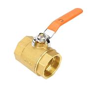 1pc DN32 1-1/4BSP Brass Pipe Female Thread Ball Valve 1.6MPa for Water Oil Gas Shut-Off Valve(1/2")
