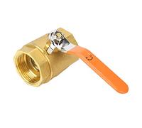 1pc DN32 Full Port Forged Brass Pipe Ball Valve, Heavy Duty Brass Inline Ball Valve Shut Off Switch, Lever Handle, Female Threaded, 1.6MPa for Water Oil Gas Tank Drain.