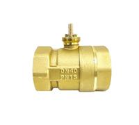 1pc DN40 Electric Ball Valve Two-Way Brass Body Female Thread