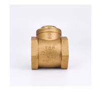 1PC DN50 G2 BSPP Female Thread Brass Swing Check Valve - One Way Flow Control for Industrial Applications