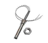 1pc DN8 Thread Cartridge Heater Heating Element for Water 8x100/150/200/250/300mm Tube Size AC110V/220V/380V(380V,DN8 8X250mm 500W)