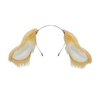 1Pc Dog Ears Headband Faux Furs Tail Animal Ears Headbands Long Dog Tail Halloween Cosplay Costume Animal Dog Costumes Faux Furs Tail