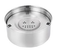 1PC Dog Water Bowl 3L Stainless Steel No Spill Water Bowl for Dogs Dustproof Steady Dog Water Dispenser Slow Drinking Dog Bowl for Dogs Cats Pet Owner Gifts