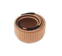 1PC Donut Bun Maker Magic French Twist Hair Bun Maker Hair Fold Wrap Hair Band Accessory Diy Hair Styling Tool For Women Girls(Light Brown).