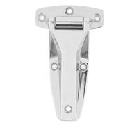 1Pc Door Cabinet T Hinge Soft Close Tee Hinge Zinc Alloy T Strap Hinge(Silver)