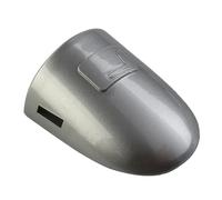 1pc Door Handle Cover Front Left Plastic Silver for Renault Koleos 2009-2018 Anti-Slip