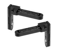 1pc Door Stainless Steel Adjustable Invisible Swing Wooden Hinge Hidden Pivoting Concealed(Black)
