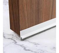 1pc Door Stoppers, Door Sweeps, and Sealing Strips for Both Exterior and Interior Doors, Upgraded Brush Sealing Strips-WHITE-50mm-1M