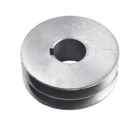 1pc Double Groove A Type V-Belt Pulley - 29-31mm Cast Iron Motor Attachment for Power Tools(83x31x24mm)