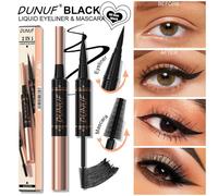 1pc Double-headed Mascara Eyeliner 2 In 1 Combination Umbrella Brush Head Is