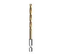 1PC Drill Bit 1/4 Hex Shank Twist Steel Titanium Coated High Speed Hexagonal Handle Tool(1.5mm)