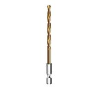 1PC Drill Bit 1/4 Hex Shank Twist Steel Titanium Coated High Speed Hexagonal Handle Tool(2mm)