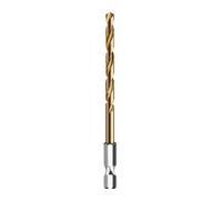 1PC Drill Bit 1/4 Hex Shank Twist Steel Titanium Coated High Speed Hexagonal Handle Tool(3.2mm)