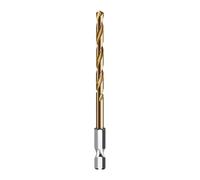1PC Drill Bit 1/4 Hex Shank Twist Steel Titanium Coated High Speed Hexagonal Handle Tool(3mm)