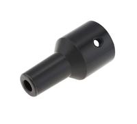 1pc Drill Chuck Connecting Rod Sleeve, Black Steel Taper Coupling Chuck Connecting Rod for B12(14mm)