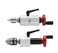 1pc Drilling Tailstock Live Center Mini Beads Machine Woodworking Lathe Retractable Tail Top Seat Rotary Movable B12 Chuck Live Top(Set 4)