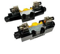1pc DSG-03-3C2 Hydraulic Solenoid Valve 3C3/4/60/2B2/2B3B Voltage AC220V DC24V 110V 12V Directional Valve(03-1W Standard Block,Voltage DC12V)
