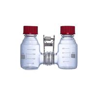 1pc Dual Chamber Microbial Electrolysis Cell Reactor - Type II MEC Reactor for Advanced Electrochemical Applications(250ml)