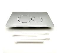 1pc Dual-Flush Actuator Plate for Concealed Cisterns - Durable Toilet Flush Button Replacement (236mm x 152mm)