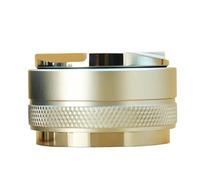 1Pc Dual-Head Coffee Distributor, 51mm/53mm/58mm, Dual-Sided Flat and Triple Spiral Blade, 304 Stainless Steel,(ST-silver-53)