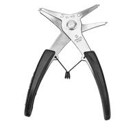 1pc Dual Purpose Circlip Pliers Snap Ring Removing Reassembling Tool for Internal External Retaining Rings for Automotive Repair Home Workshop Durable Tool Steel 10mm to 40mm