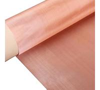 1pc Durable Copper Woven Wire Mesh 50x100cm - Rustproof Brass Mesh for Ventilation, Lab Filters, DIY Projects(60 Mesh)
