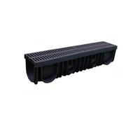 1pc Durable Garden Drainage Grates - High-Strength Polymer Plastic Gutter Trench Diverter for Efficient Water Management(100x20x20cm)