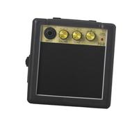1Pc Durable Mini Guitar Amplifier Portable Music Speaker for Folk Guitars Easy Installation with Fixed Device for Outdoor Use