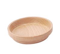 1pc Durable Pet Feeding Bowl for Animals Oil Hamster Food Dish Wood Color Design Easy Healthy Eating