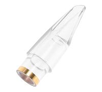 1pc Durable Professional Alto Saxophone Mouthpiece Transparent Head for Beginners and Professionals Replacement Accessory for Saxophone Lovers