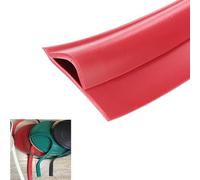 1pc Durable Self-Adhesive PVC Floor Transition Strip -Length for Smooth Carpet to Tile Edging, for High Foot Traffic Areas(Red,Length 3m(9.8ft))