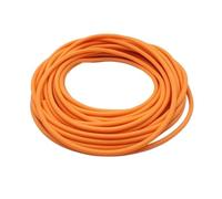 1pc Durable Soft Tube - Circular Head Latex Rubber Hollow Tubes for Furniture, High Resilience and Tear Resistance(Orange,5mx4mmx6mm)