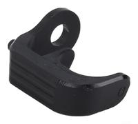 1PC E Buckle E Type Buckle Front Fork Hook Folding Bike Part For Brompton 6061 Aluminium Alloy E Buckle Al6061 Black, Red，silver, Grey (Black)