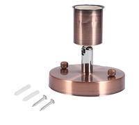 1Pc E27 Light Socket Modern Ceiling Light Lamp Bulb Holder Socket 180° Rotating with 2 Screws for E27 Screw Type Light Bulbs Home Office Lighting(Bronze)