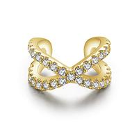 1pc Ear Cuff 925 Sterling Silver Gold Color Circle Fashion Hoop Earrings Tiny Clip Ear for Women Girl Jewelry