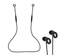 1Pc Earplug Lanyard Magnetic Tug Resistant Safety Earplugs Cord Prevent Loss Silicone Removable Ear Plugs Link Cord Flexible Headphones Anti-Lost Sports Lanyard Accessories(62.5cm/24.6inch)
