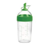 1pc Easy Grips Small Salad Dressing Shaker Sauces Mixer Easy Pour 240ml Green